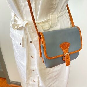 Vera Pelle Small Italian Leather Adjustable Crossbody